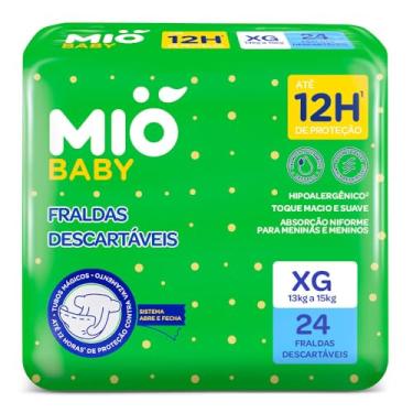 Imagem de Fralda Descartável Mió Baby Tamanho XG 24 Unidades