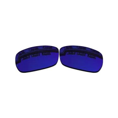 Imagem de Vonxyz Lentes de reposição para óculos de sol Oakley Crosshair 2.0 OO4044 - Sapphire MirrorCoat polarizado