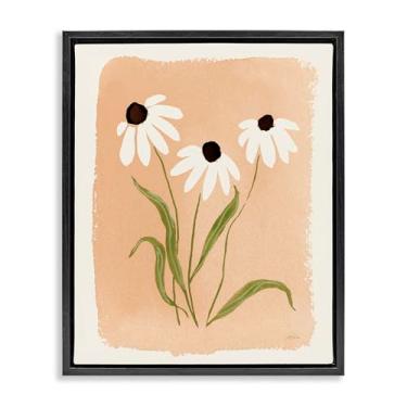 Imagem de Stupell Industries Daisy Meadow Treasures Black Framed Floater Canvas Wall Art Design por Katrina Pete, 25 x 31