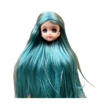 Imagem de Cabeças De Boneca Licca Careca Fofas Para Crianças DIY Maquiagem Práti