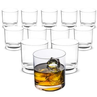 Imagem de Kit 12 Copos De Whisky Vidro Resistente 330ml Redondo Drink(12 Unidades)