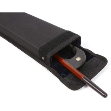 Imagem de yinfente Estojo Para Arco De Contrabaixo Vertical Uma Bolsa Francesa Alemã Com Alça Ombro (Preto)