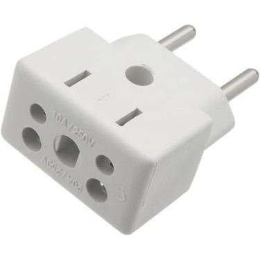 Imagem de KIT Com 5 Benjamins - Adaptadores para Tomadas - Adaptador Universal - 3 Pinos Adaptador Energia Elétrica Para Airfryer Chapinhas Secadores