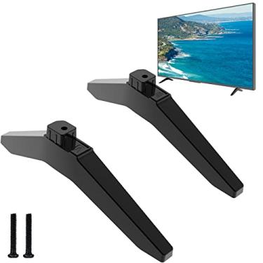 Imagem de Pernas de substituição para LG TV, suporte de TV para LG 43UK6200 43UK6090 43LK5700PUA 43UM7300 43UN6900PUB 43LJ5500 43LJ550M 43LJ5550 MAM645839 AAN777 60093 25 AAN76009305 AAN76009358 com parafusos