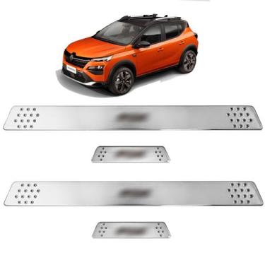 Imagem de Jogo Soleira de Porta Kardian 2024 2025 Cromado Escovado Personalizada