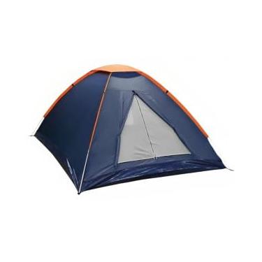 Imagem de Barraca de Camping Barraca Panda Iglu Sobreteto Tela Mosquiteiro Capacidade 3 Pessoas - Azul