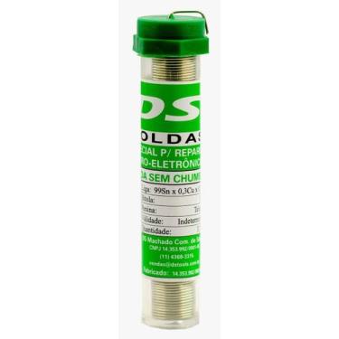 Imagem de Tubo de Solda em Fio 0,5mm Leadfree Best Sacx0307 DS-Tools 25g