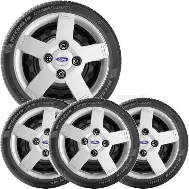 Imagem de 4X Calota Ford Ka Fiesta Aro 13 Emblema  013Cb