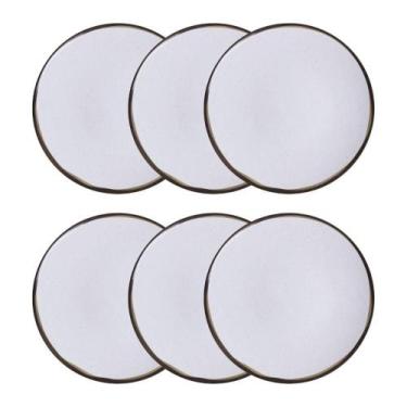 Imagem de Conjunto 6 Pratos Rasos 25cm Canyon Porcelana Tramontina