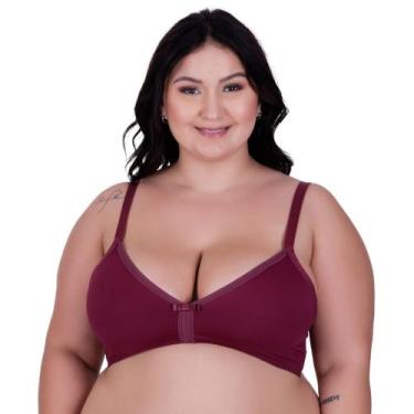Imagem de Sutiã Plus Size sem Bojo Microfibra Duplo - c6 SUTIÃ JOSI - BY TINA MO