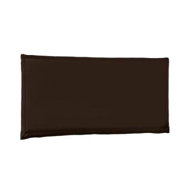 Imagem de Painel de Cama 195cm Luna Suede - Lucadi Home, Suede Café