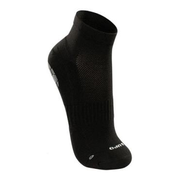 Imagem de Meia Lupo Antiderrapante 3310-003 Cano Curto Pilates Poliamida, Preto,