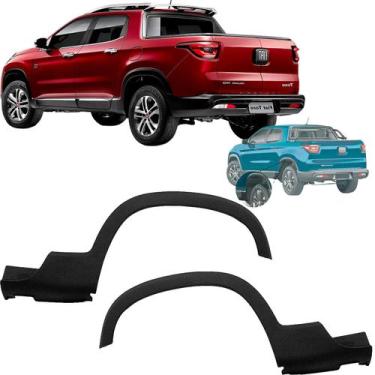 Imagem de Moldura Lateral Traseira Fiat Toro 2017 2018 2019 2020 2021 - DFEB