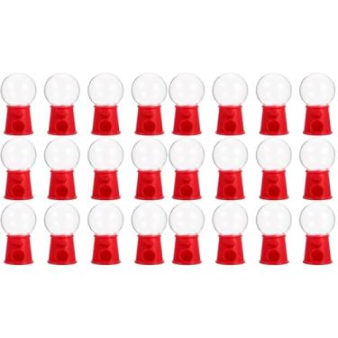 Imagem de Amosfun 24 Peças Mini Máquinas De Chicletes, Banco Doces Plástico, Máquina Venda Automática Feijão Torcido, Suprimentos Para Festa Páscoa, 2,79 X 2,75 1,37"