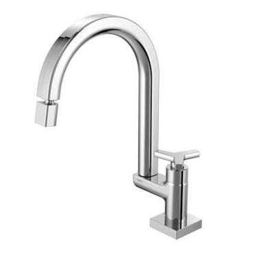 Imagem de Torneira Cozinha Mesa Bica Alta City 1/2'' Chrome Docol