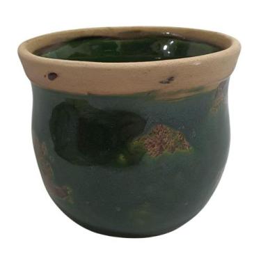 Imagem de Cachepôt Seleta Verde Escuro 10 X 12 Cm - Anahí