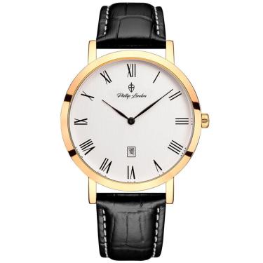 Imagem de Relógio Phillip London Masculino Ref: Pl80412242m Br N Casual Dourado