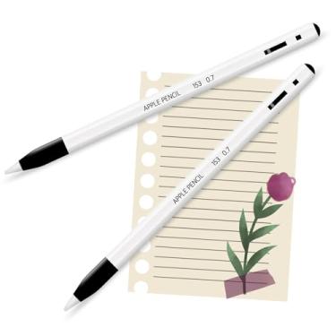 Imagem de The Mujen Apple Pencil Skin [Pacote com 2] Capa de Vinil Premium Ultra Fina 3M Ecológica Greenguard Ink Apple Pencil Capa Cobertura Completa Cor Gradiente – 2ª Geração (F010)