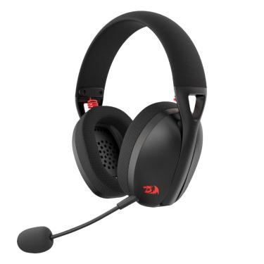 Imagem de Headset Gamer Sem Fio Redragon Ire Pro - Drivers 40mm - Bluetooth ou 2.4GHz - Preto - H848
