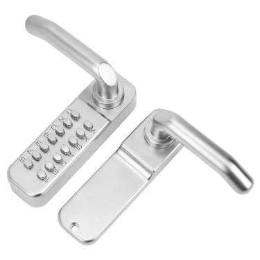 Imagem de YOUTHINK Trava de Porta Mecânica Inteligente Durável Com Entrada de Senha, Teclado de Porta de Entrada Sem Chave para Aluguel, Fácil de Operar, Aplicável a Várias Espessuras