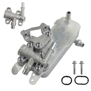 Imagem de FBXINTUM Refrigerador de óleo do motor compatível com BMW F20 F23 F22 F22 F34 F31 F36 F33 F32 118i 120i 125i 218i 220i 225i 320i 330i xDrive M Substituição # 172188i 51451 5 17218607237