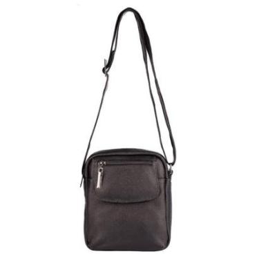 Imagem de Bolsa masculina tiracolo de couro Yuri-Masculino