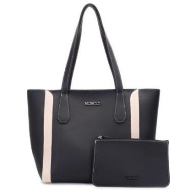 Imagem de bolsa de ombro cabe notebook faculdade trabalho bolsa feminina grande Moncci-Feminino