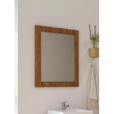 Imagem de Espelho para Banheiro 50cm Mdf Freijo Moscou - On Móveis