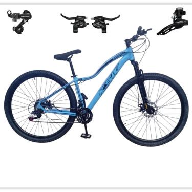 Imagem de Bicicleta Ksw Mwza 29 Feminina 24 Marchas Index Mtb Quadro Aluminio SHIMANO-Feminino