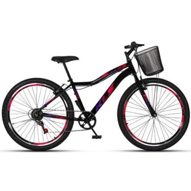 Imagem de Bicicleta Aro 26 Alumínio Kls Sport Gold V-Brake Mono 7V Feminina, Pre