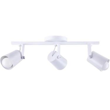 Imagem de Spot Sobrepor Direcionável Fokus Trilho 03 Lâmpadas E27 - Startec