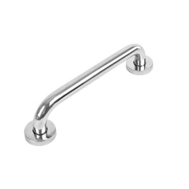 Imagem de Suporte Alça de Segurança Barra de Apoio Deficiente/Idoso Para Banheiro Aço Inox 304 Polido 30cms