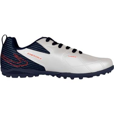 Imagem de CHUTEIRA SOCIETY TOPPER CAPITA II Cor:Branco/Azul;Tamanho:42