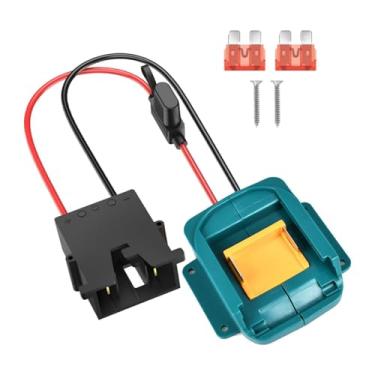 Imagem de KAIYUEMAOYI para Adaptador de Bateria de Energia 14 AWG Conector DIY RC, Preto, Tamanho real