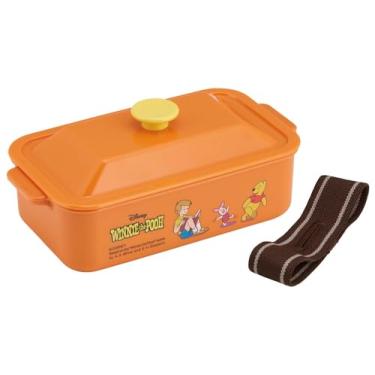 Imagem de Skater Lancheira estilo Cocotte LCO5-A, 520 ml, 1 camada, fofa, pode ser lavada na lava-louças, Disney Ursinho Pooh, Lancheira, feita no Japão