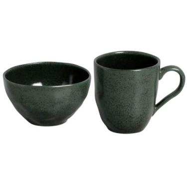 Imagem de Conjunto Caneca 273ml e Bowl Orgânico 558ml Arauco Porto Brasil Verde 