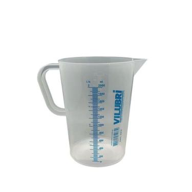 Imagem de Jarra em Polietileno 2 Litros - Escala 200ML - 2214 Vilubri