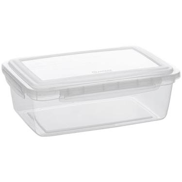 Imagem de Pote Para Alimentos Transparente 2,75Lts Com Travas BPA Free - Jaguar