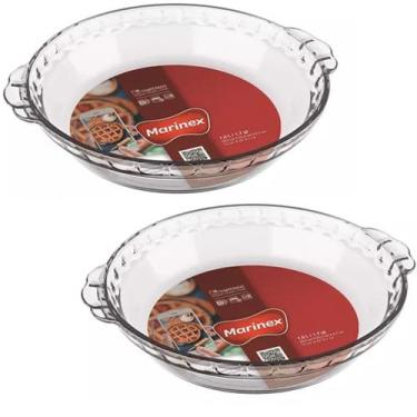 Imagem de Kit c/2 Forma Assadeira Filetada Grande 1,6L Marinex Nadir - Nadir Fig