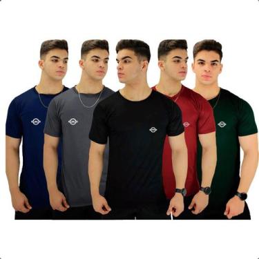 Imagem de Kit 4 Camisa Camiseta Masculina Dry Fit Academia Premium - Princess Cl