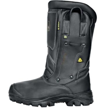 Imagem de Coturno Bombeiro Fortaleza Cano Longo – Bota de Segurança com Bico Composite (Preta, BR, Adulto, Numérico, 44)