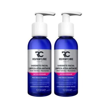 Imagem de Kit 2 Sabonete Facial Review Care Antioleosidade Pele Oleosa e Sensíve