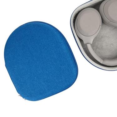 Imagem de Kingshion Capa rígida para fone de ouvido compatível com Sony WH-1000XM5, WH-1000XM4, WH-1000XM3, WH-1000XM2 Bolsa de transporte de viagem para WH-CH710N, WH-CH700N, WH-XB900N, WH-XB910N (azul)