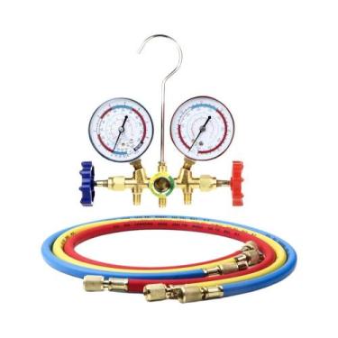 Imagem de Conjunto De Manômetro Universal Para Refrigerantes R404A R22 R134A R12