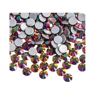 Imagem de Strass Termocolante DMC Cor Verde Vulcão Hot Fix Cristal Para Costura 