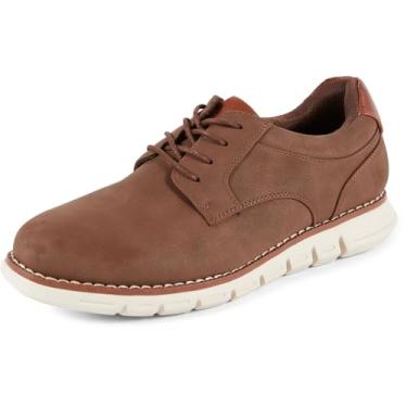 Imagem de Nautica Tênis social Oxford masculino de tricô: respirável, elegante, leve e confortável - ideal para negócios ou caminhadas, Marrom-eliam, 41