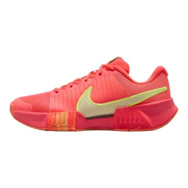 Imagem de Nike Zoom Challenge Tênis feminino Pickleball (FQ4155-800, laranja hiper/volt/cinza médio/pouco volt), Hyper Orange/Volt/Medium Ash/Mal Volt, 39 BR