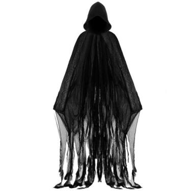 Imagem de Traje Geyoga Halloween Grim Reaper com capuz Dark S