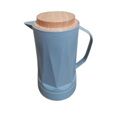 Imagem de Garrafa Térmica 1Litro Preta Garrafa De Cafe Chá