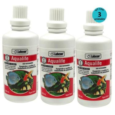 Imagem de Kit Aqualife Alcon Labcon 100ml com 3 unidades